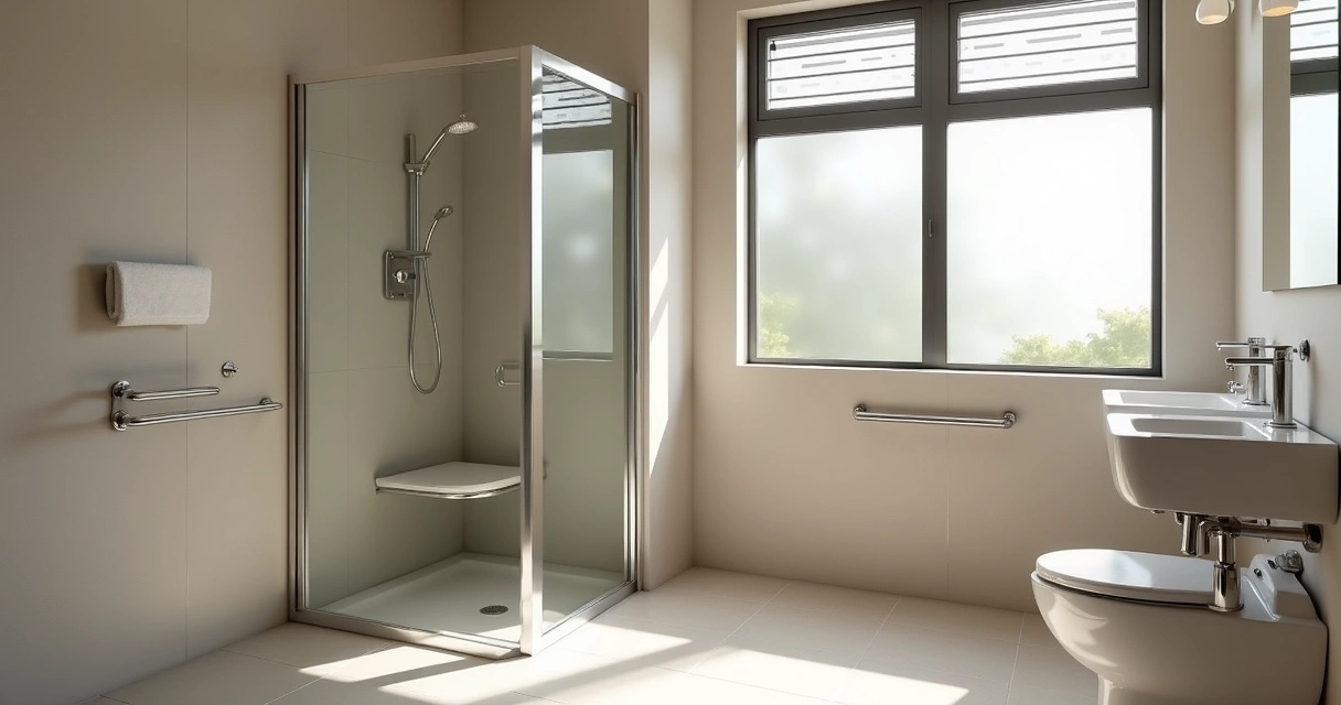 Banheiro residencial adaptado para acessibilidade em Campinas 