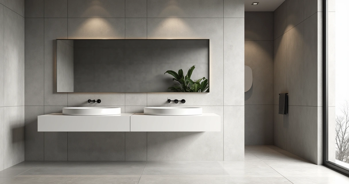 Porcelanato Cimento Queimado