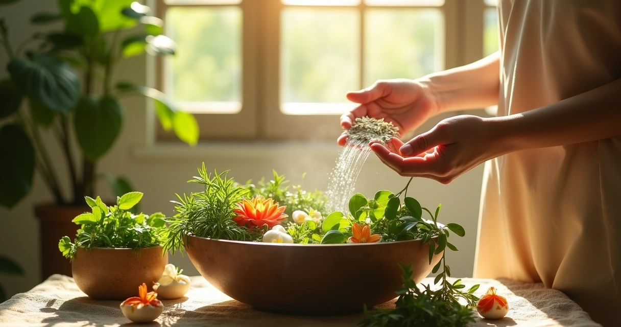 Banho de ervas para mudanças espirituais e energia positiva 
