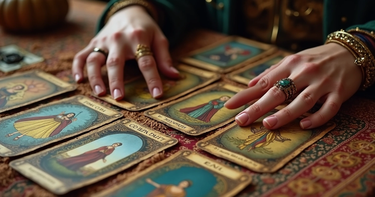 Baralho de tarot alternativo com cartas antigas