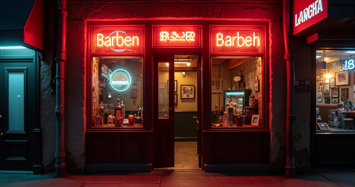 Entrada secreta de bar atrás de barbearia no East Village 