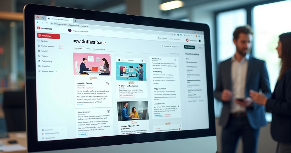 Tela exibindo base de conhecimento de TI com buscas e artigos