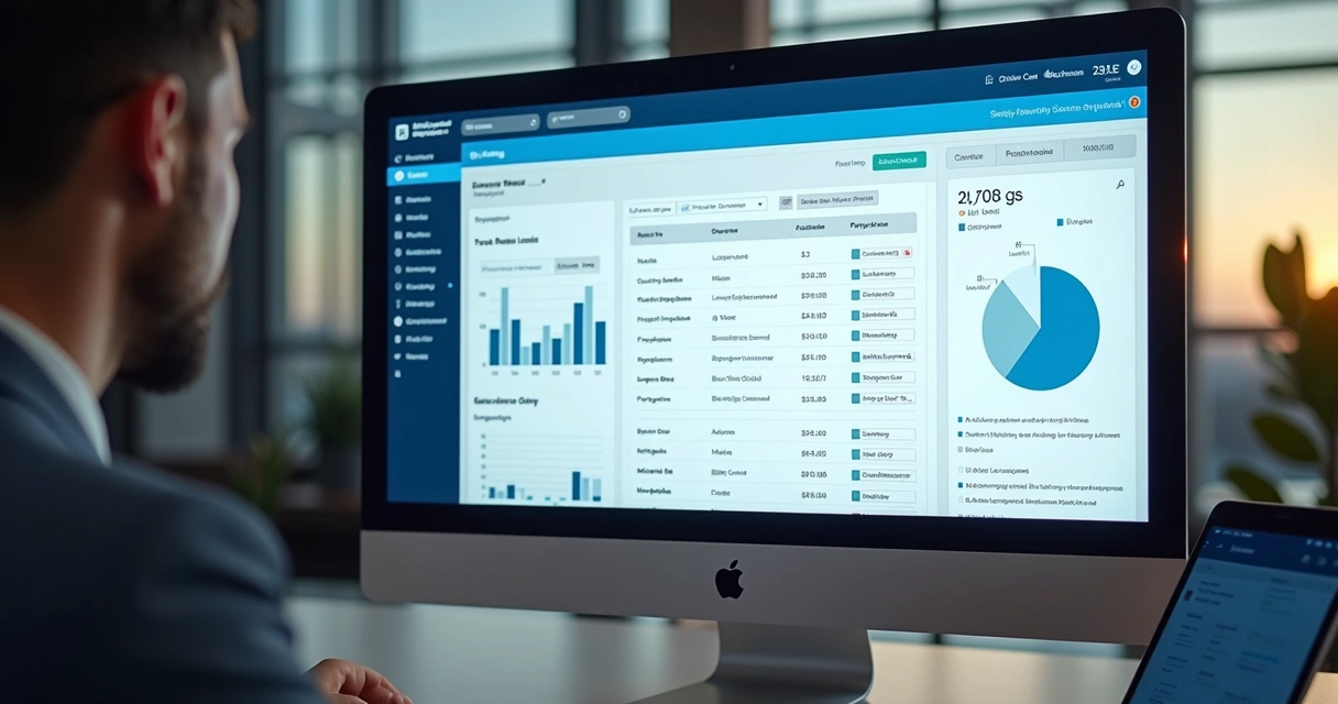 Tela mostrando filtros de cargos em uma base de leads B2B online 