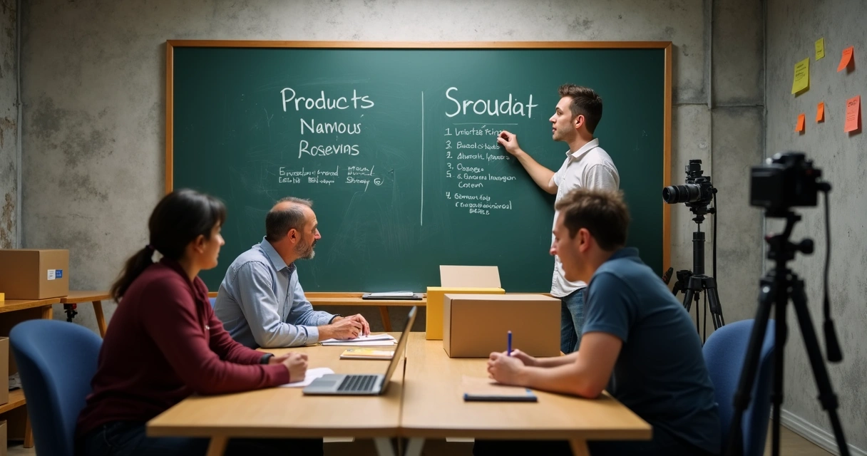 Equipe operacional da PME preparando material de bastidor para o lançamento 