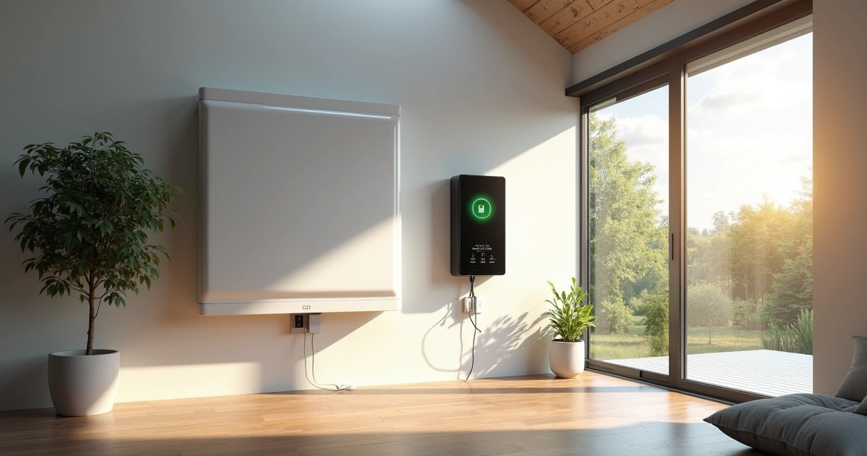 Casa com bateria solar interna conectada ao sistema fotovoltaico