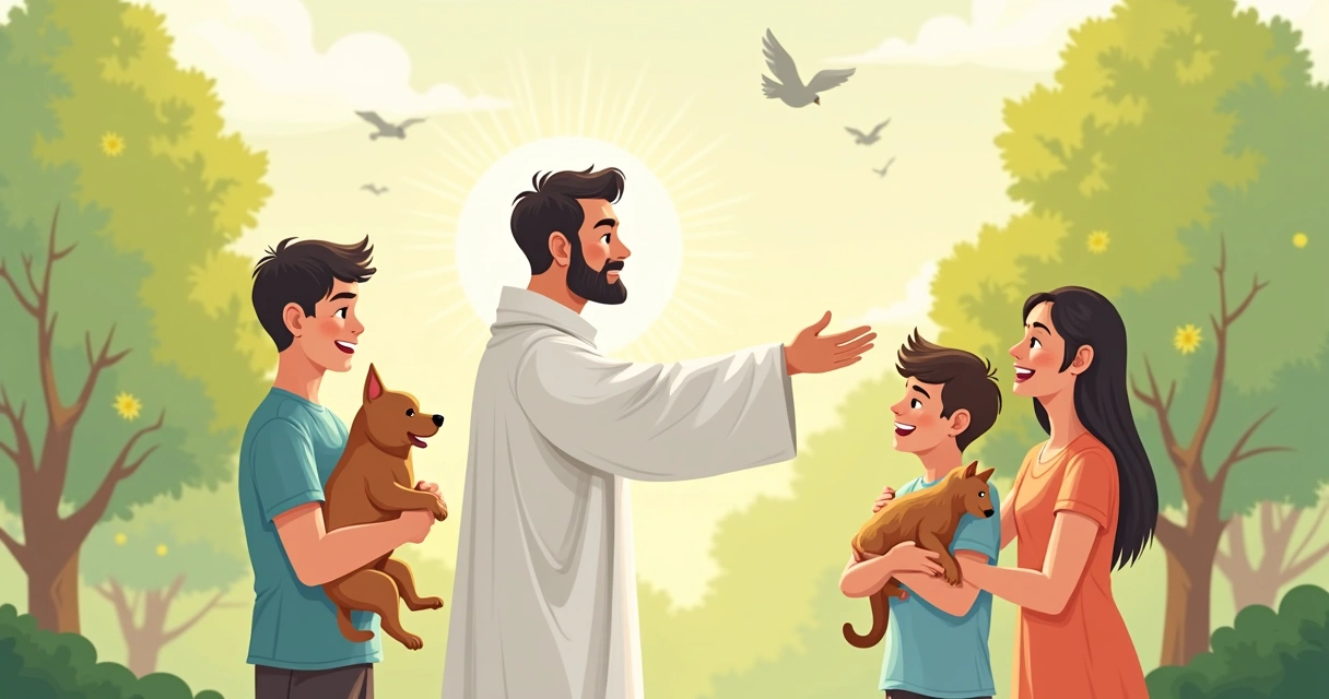 Oração de São Francisco de Assis, benção dos animais 