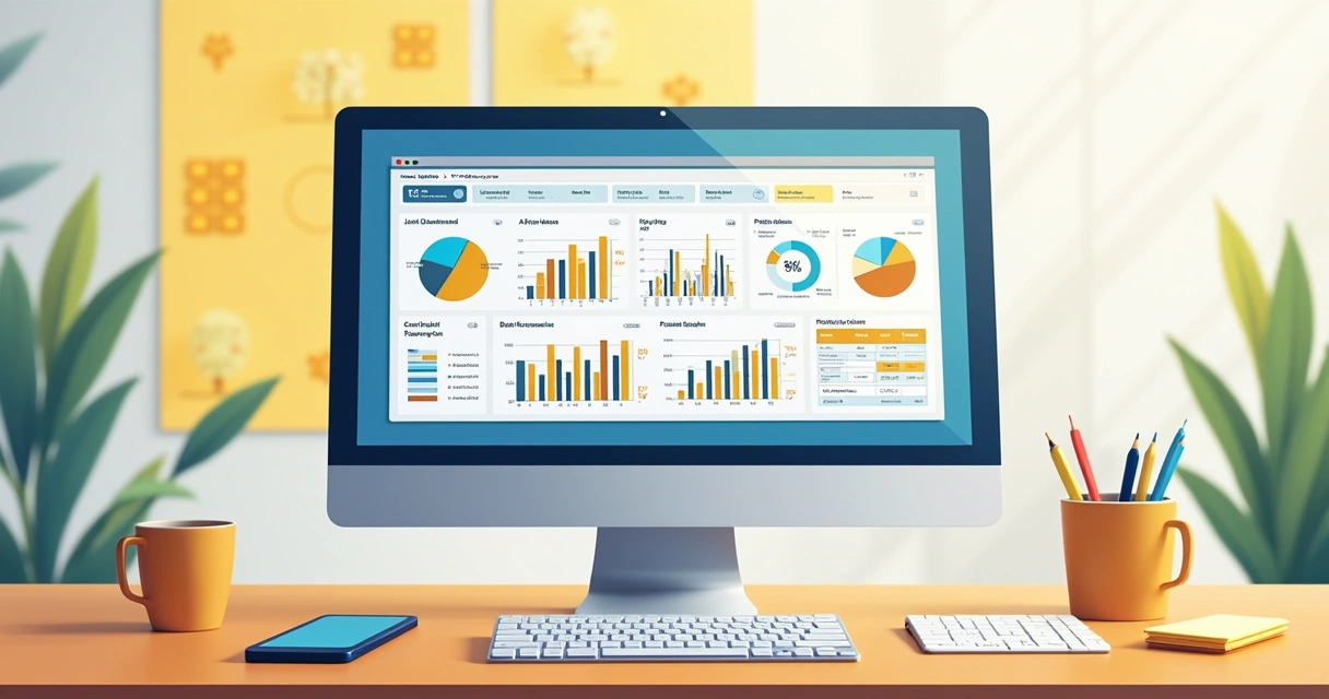 Dashboard do Power BI mostrando relatórios de Excel 