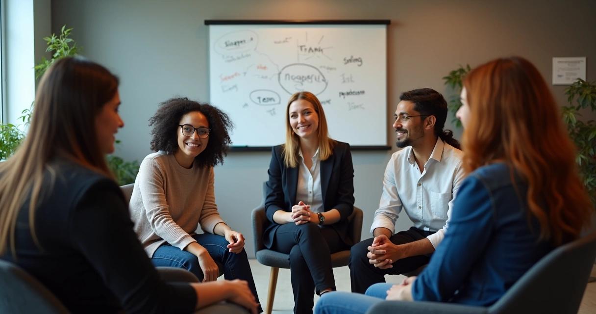 Team attending an interactive bias awareness workshop 