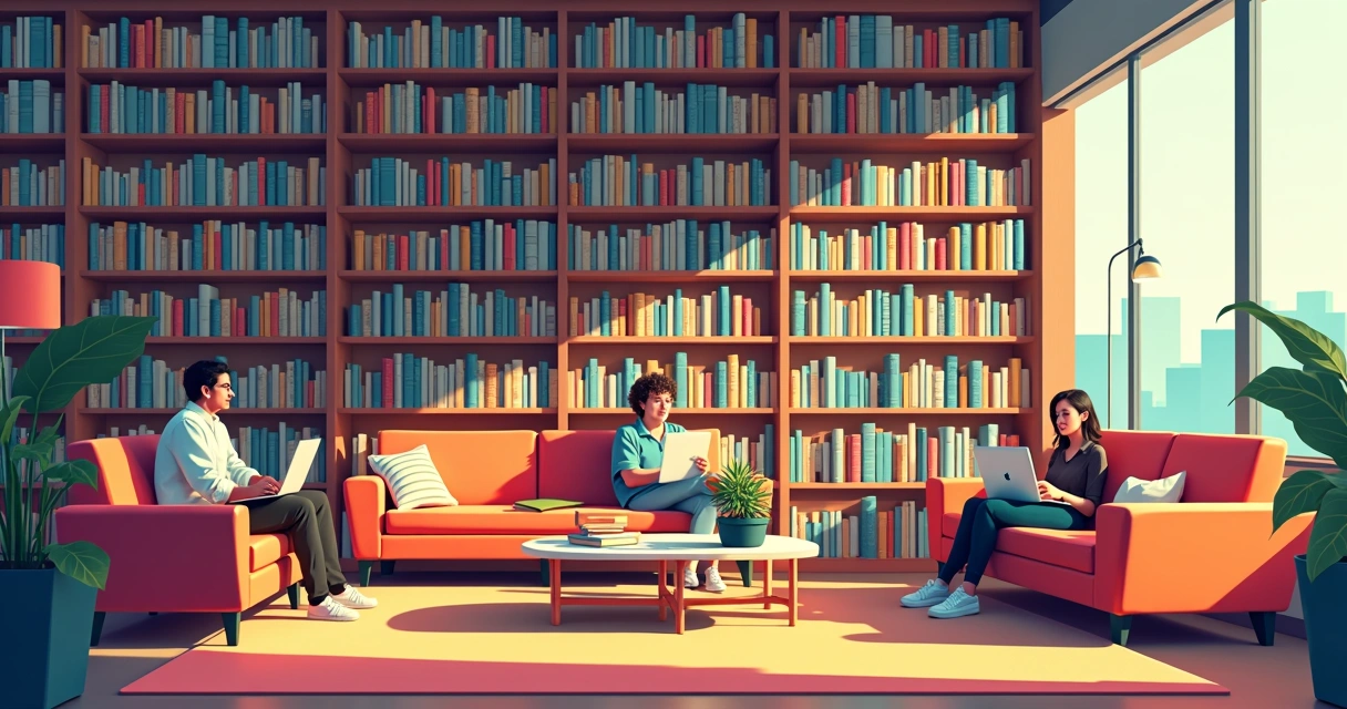Catálogo de filmes e livros clássicos em uma biblioteca digital