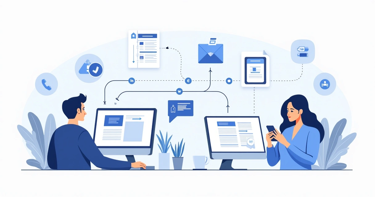 Diagram showing integrated CPQ billing steps from quote to payment 
