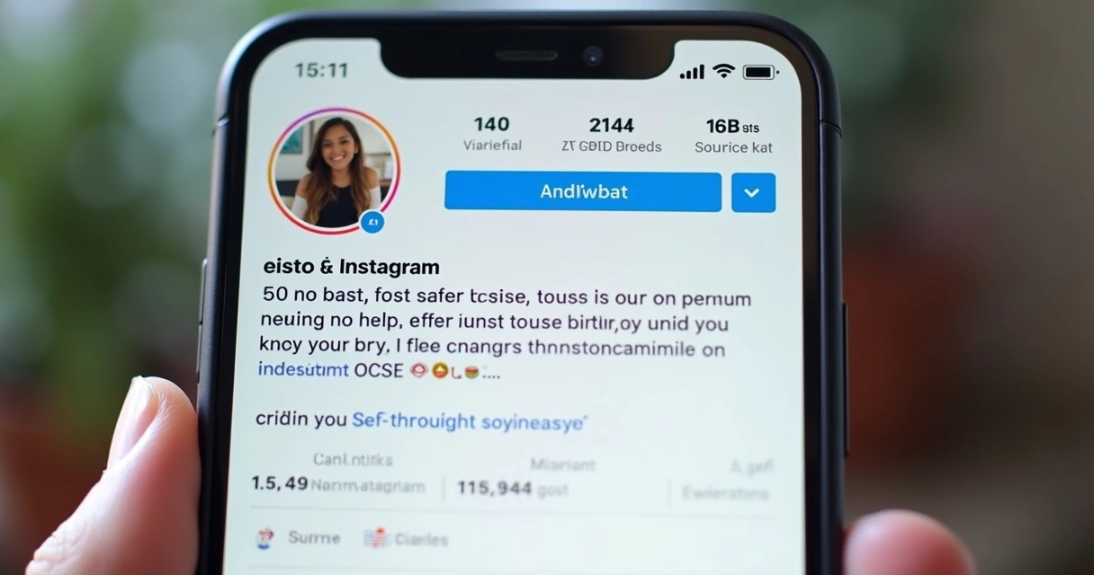 Bio de Instagram com texto atualizado e link chamativo 