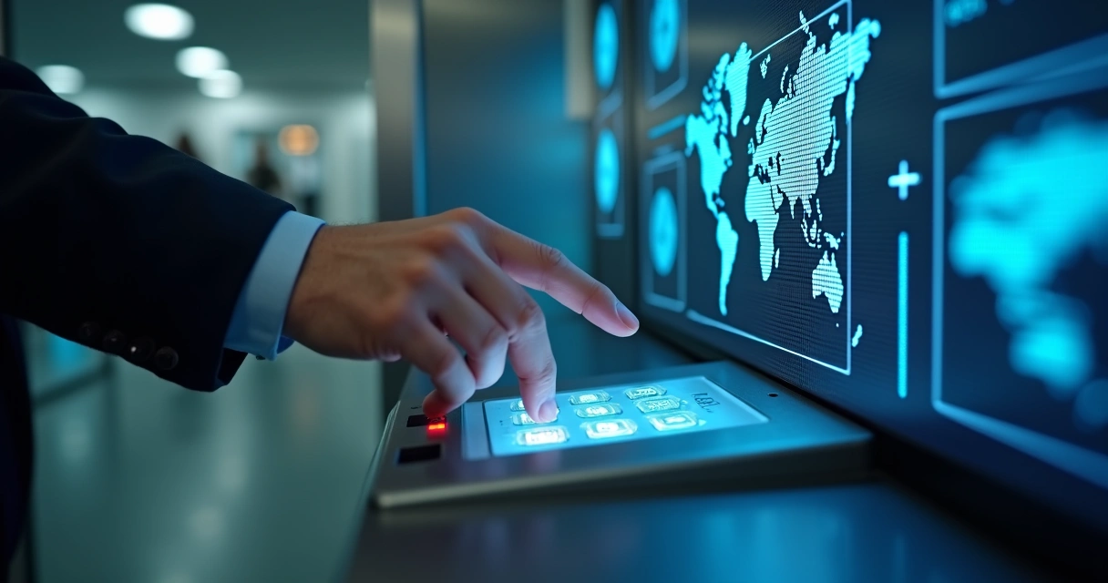 Hand scanning on biometric payroll device 