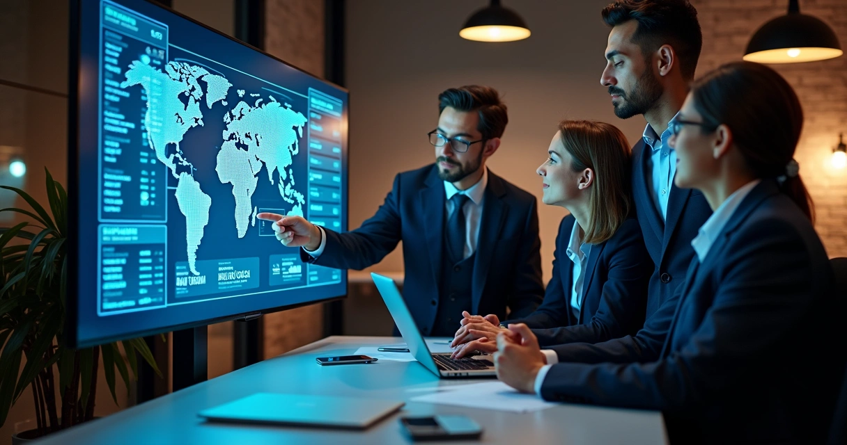 Equipe usando Bits AI em ambiente moderno 
