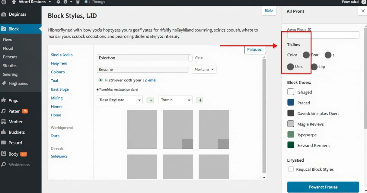 Theme support settings for block styles in WordPress 