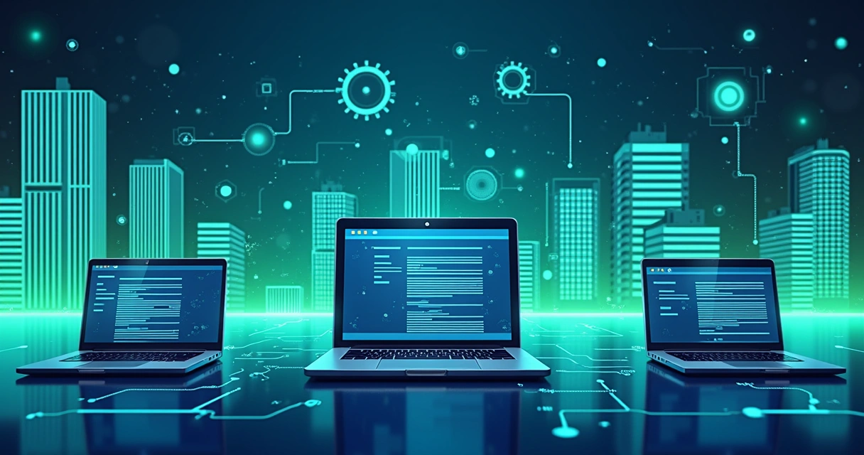 Representação de um blog automático sendo criado em Guarulhos 