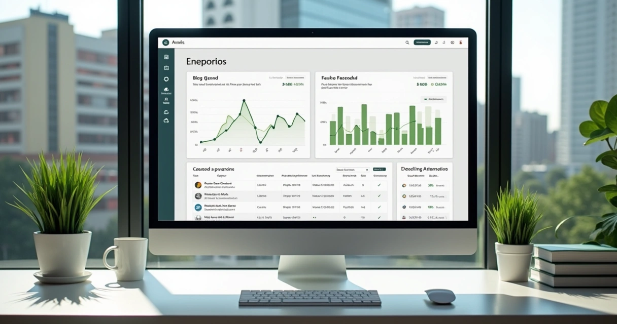 Dashboard de blog automático gerenciado por IA 