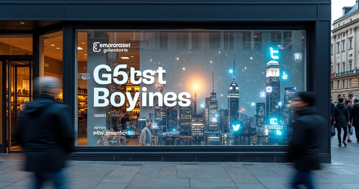 Loja com vitrine digital mostrando conteúdo online regional 