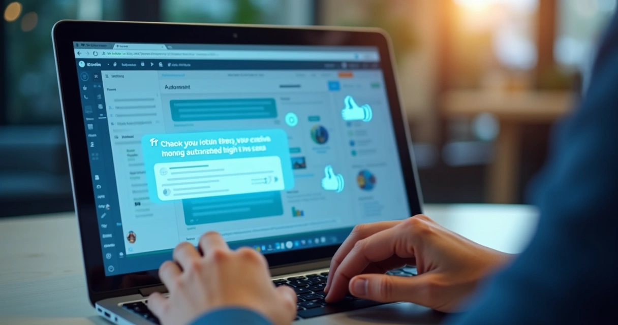 Resposta automática de chatbot em conversa com usuário de blog 