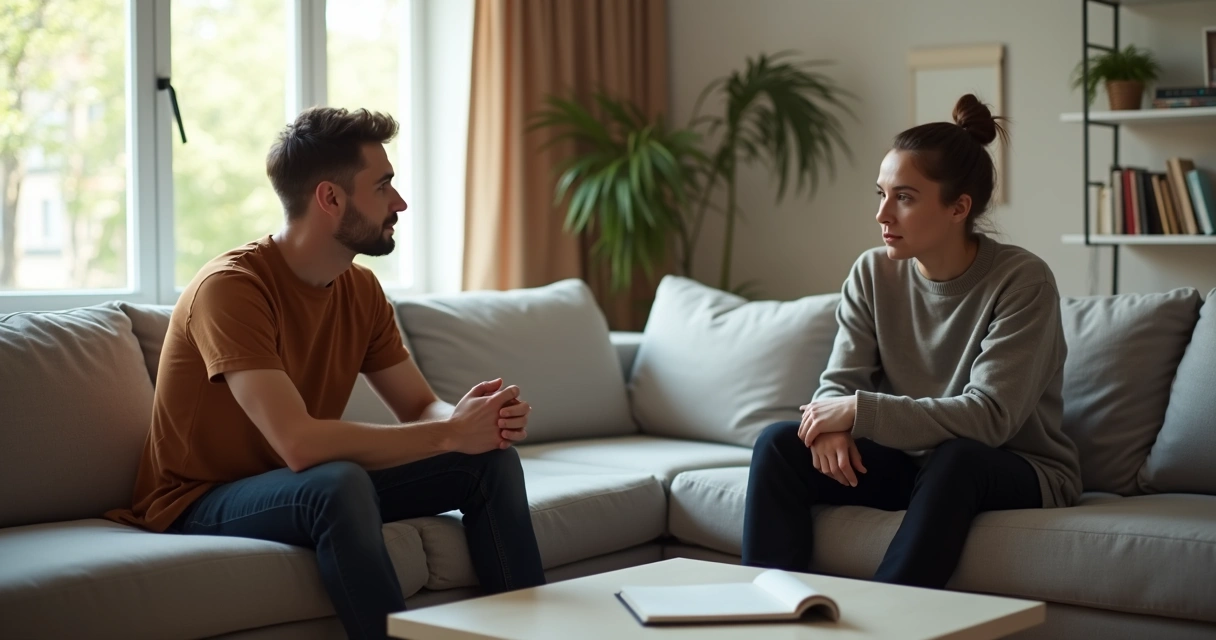 Persona pensativa observando distancia emocional en una relación de pareja 