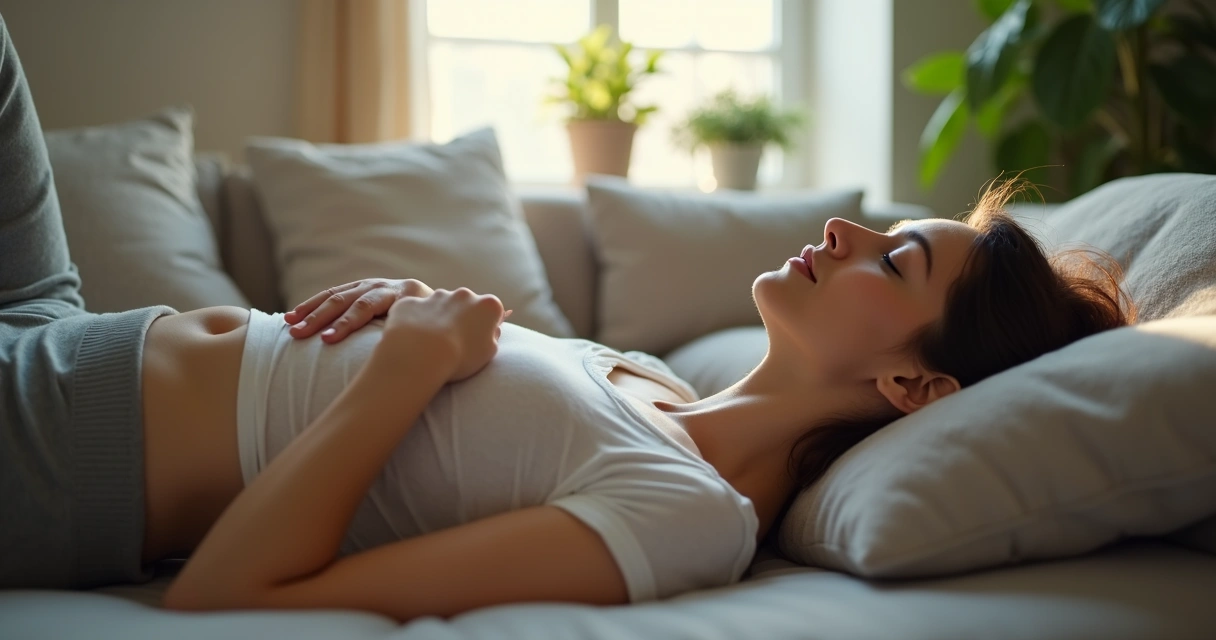 Body scan relaxation exercise at home 