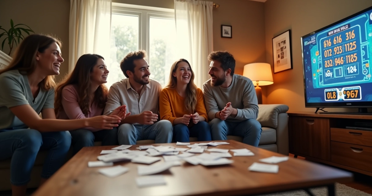 Grupo de pessoas comemorando juntos aposta em bolão online 