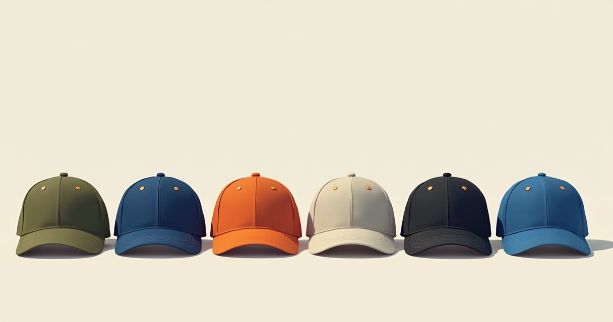 Bonés personalizados em diferentes cores tendência 2026 