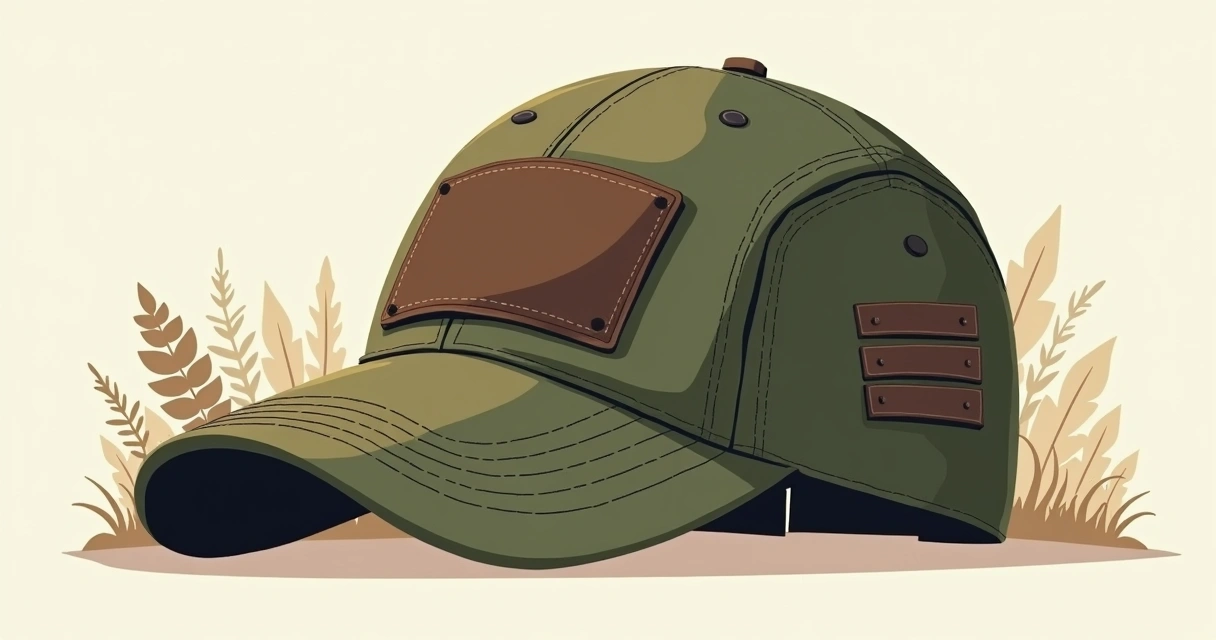 Boné militar tático personalizado com patches removíveis 