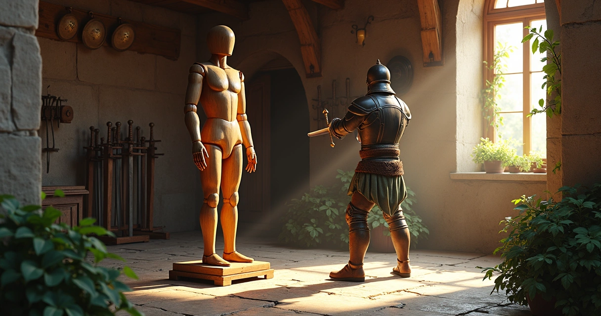 Boneco de treinamento público em trainer de Edron 