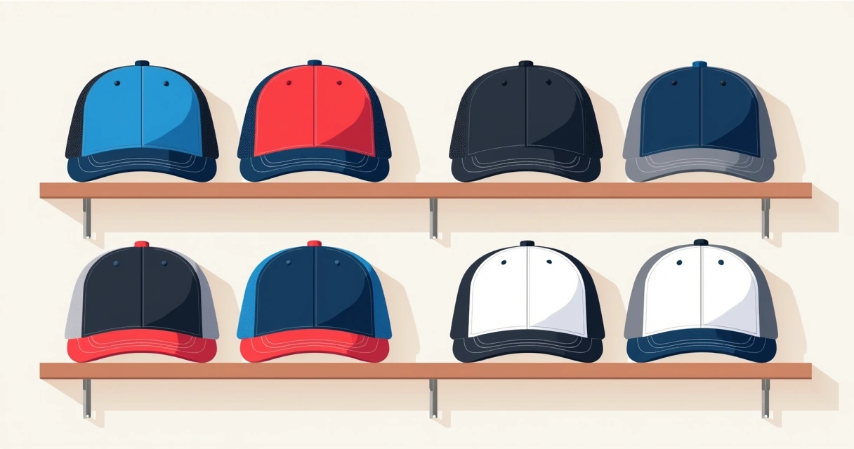 Bonés personalizados alinhados para time e empresa 