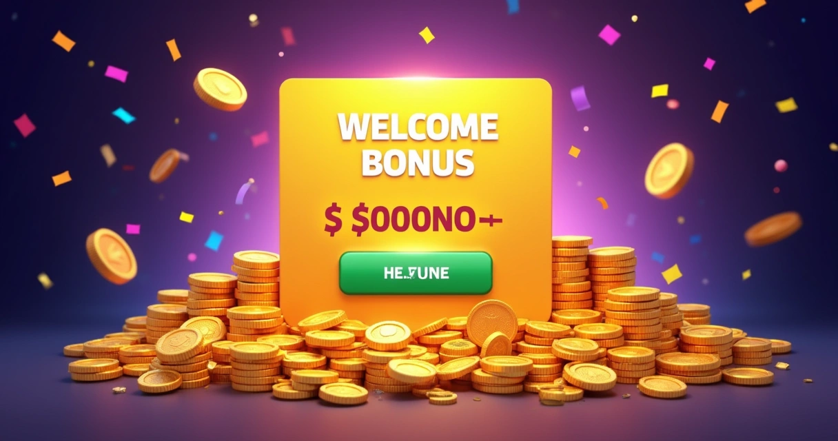 Bônus de boas-vindas em plataforma de apostas 