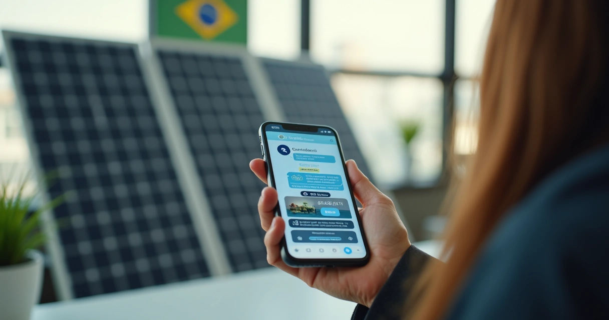 Chatbot interagindo com cliente em startup brasileira 