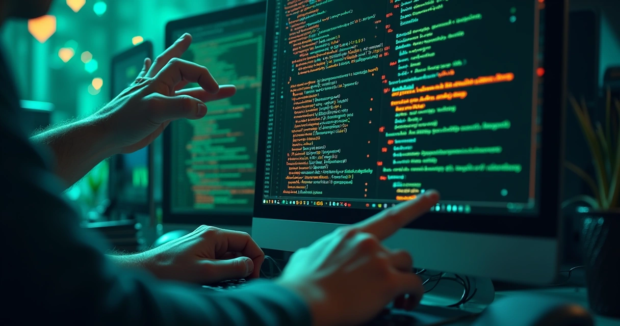 Códigos de bot de trading open source exibidos em tela com interface escura. 