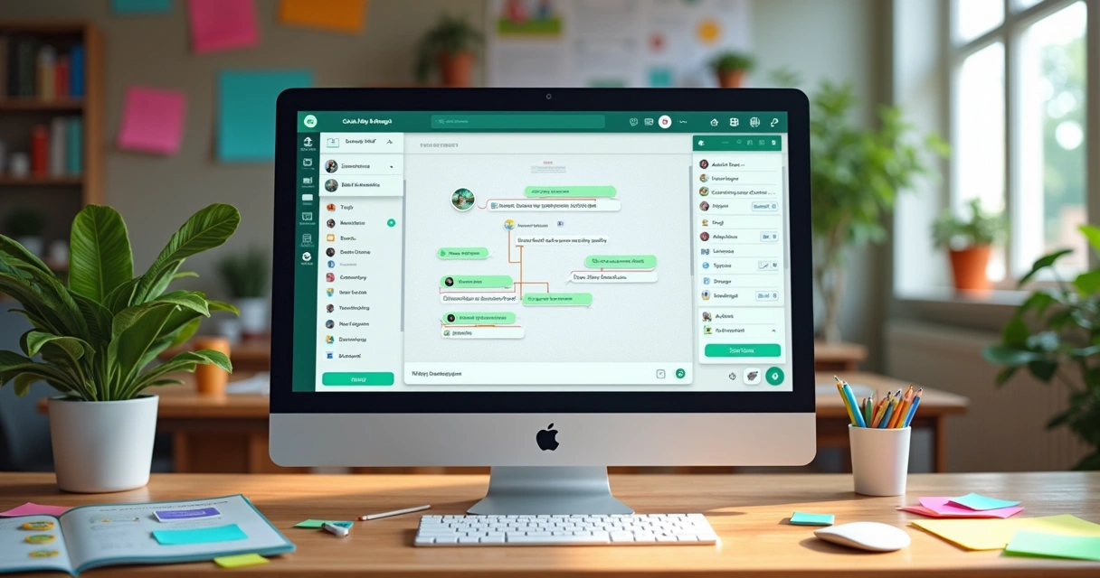 Ilustração de um bot personalizado de atendimento no WhatsApp 