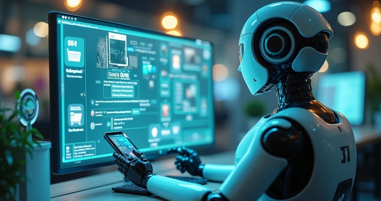 Bot fazendo atendimento de pedidos em loja virtual