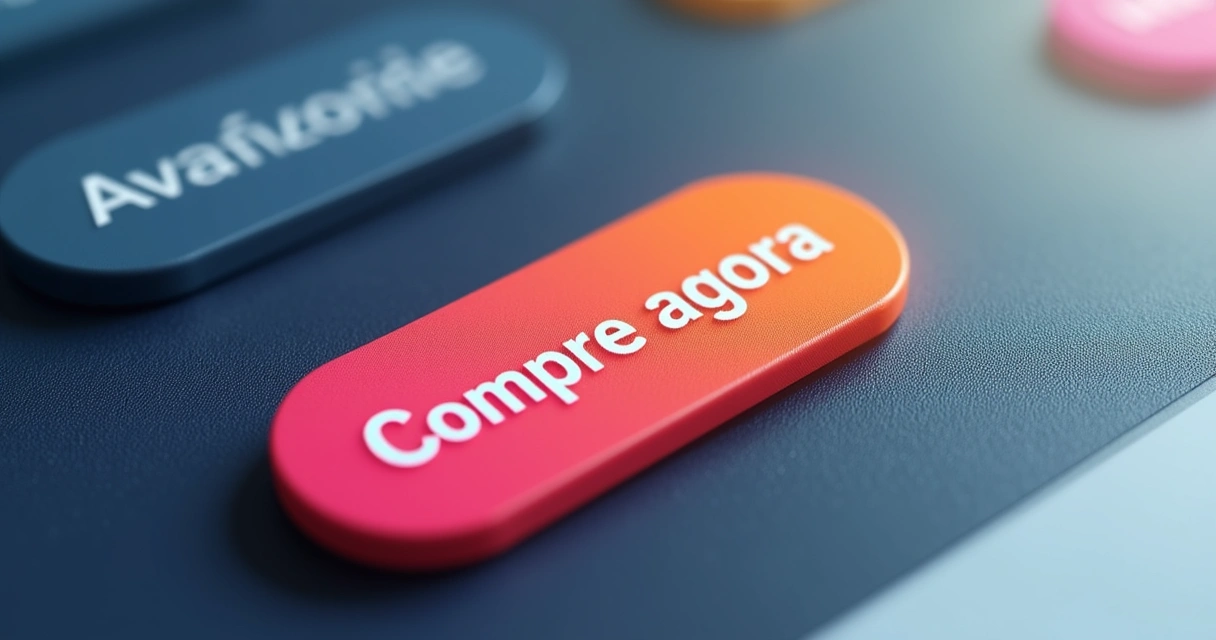 Botão de chamada para ação colorido em destaque na tela 