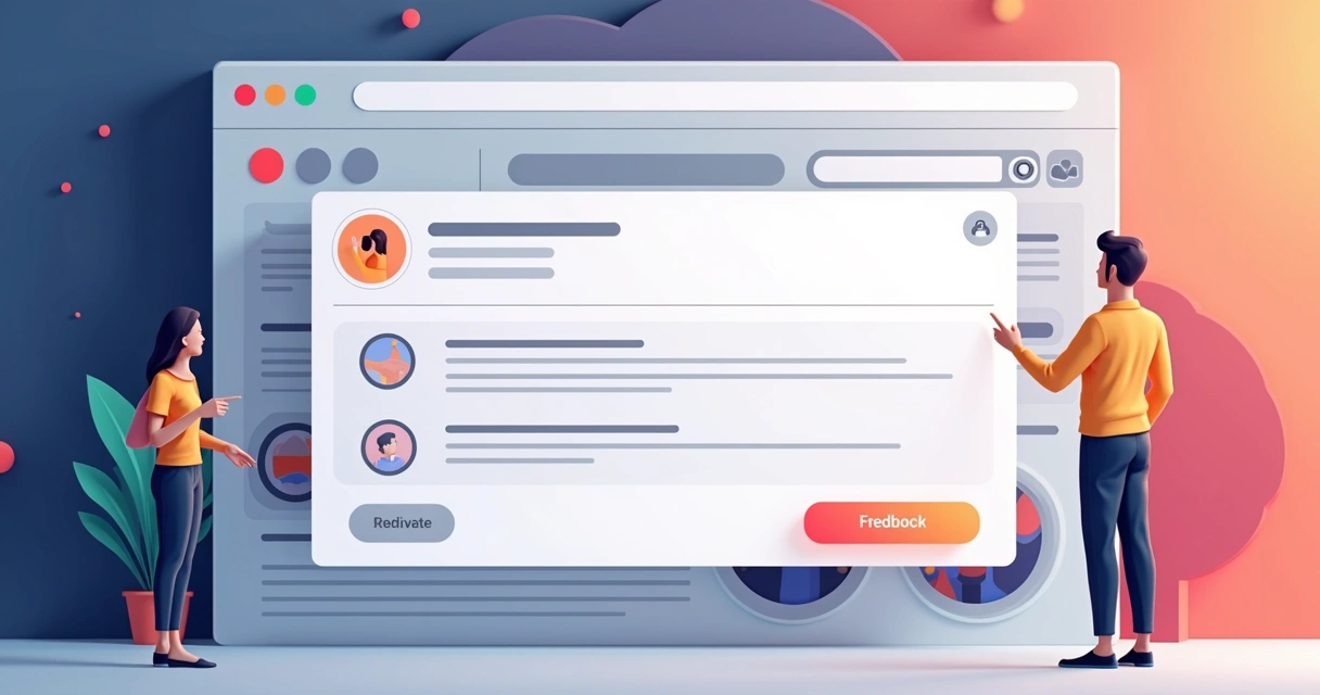 Botão de feedback em página de produto 