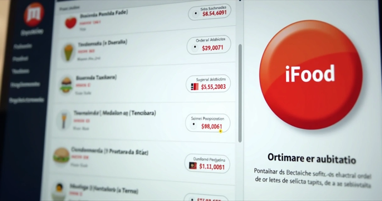 Botão vermelho do iFood no gestor de pedidos da Multipedidos 