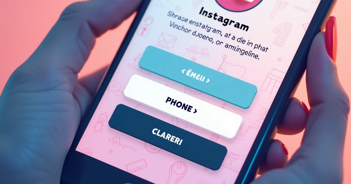 Botões de ação ativos em perfil profissional do Instagram na tela do celular.