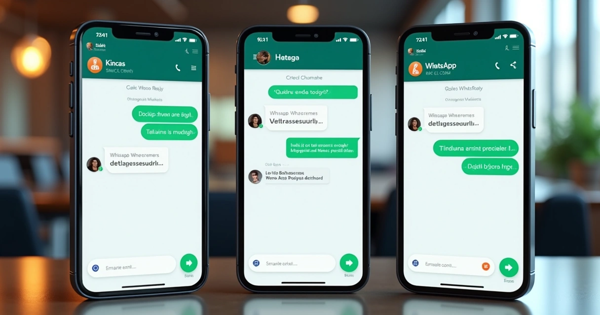 Interface do WhatsApp mostrando botões de ação para vendas 