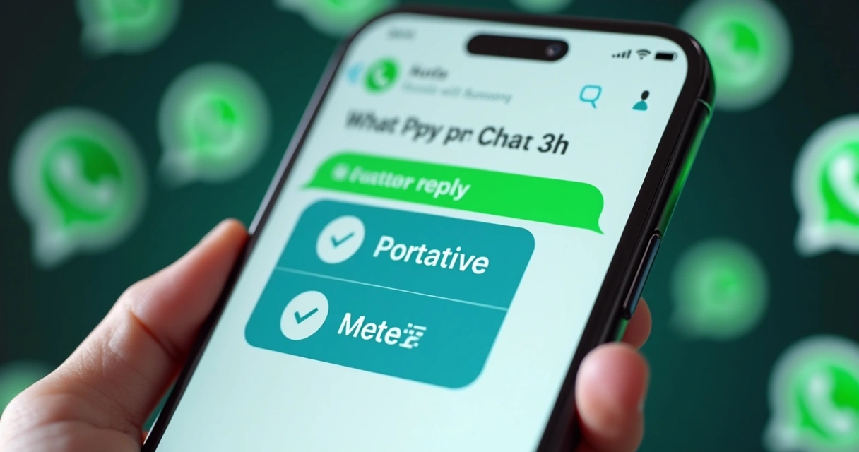 Exemplo de conversa no WhatsApp com botões interativos integrados pela Z-api 