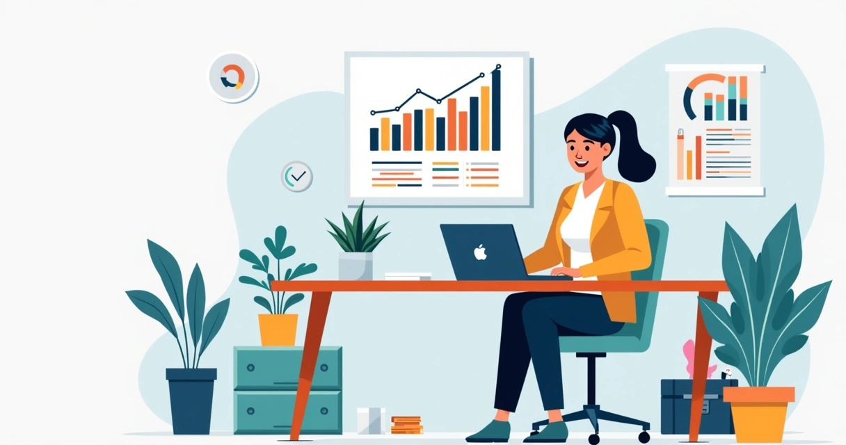 Ilustração corporativa plana mostrando elementos estratégicos de branding como identidade visual, personalidade e valores com ícones e gráficos coloridos 