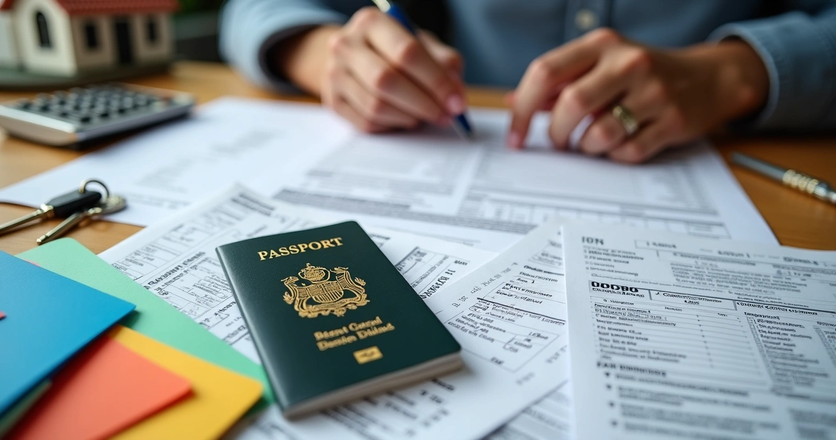 Brazilian mortgage applicant preparing documents for US property purchase 