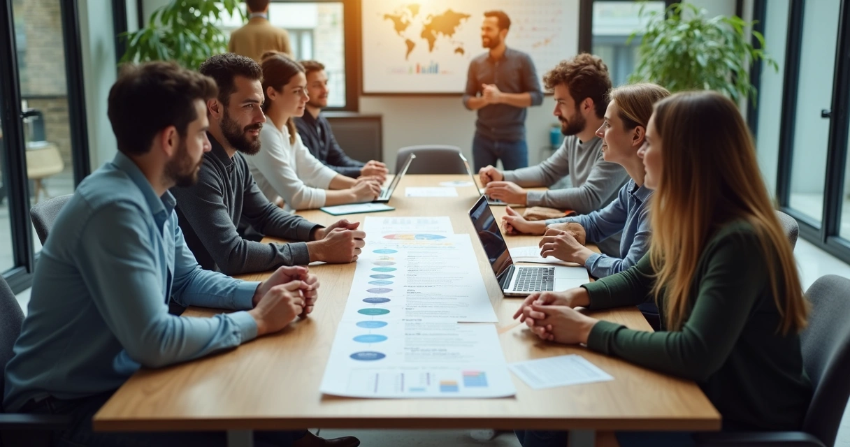 Two departments reconnecting through shared planning