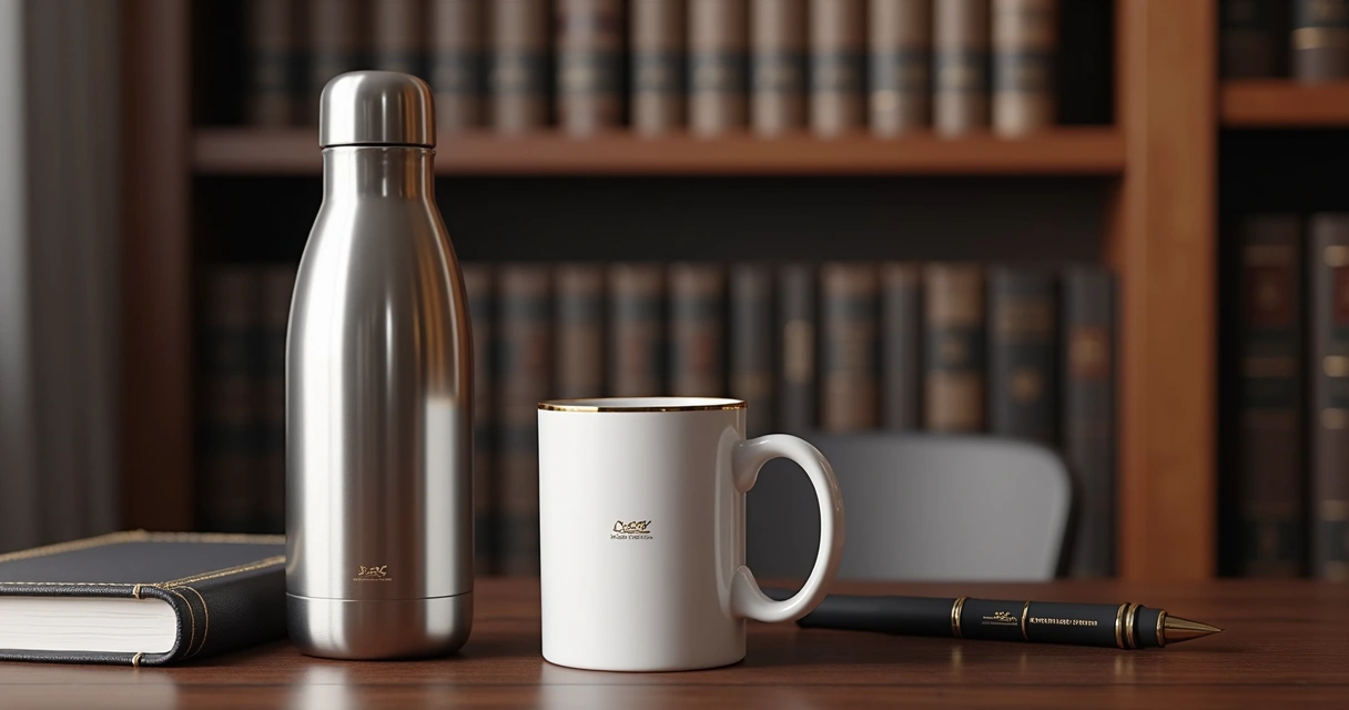 Kit de brindes personalizados sofisticados para advocacia 