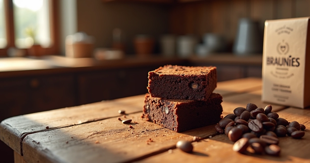 Brownie artesanal com chocolate belga e confeitaria elegante 