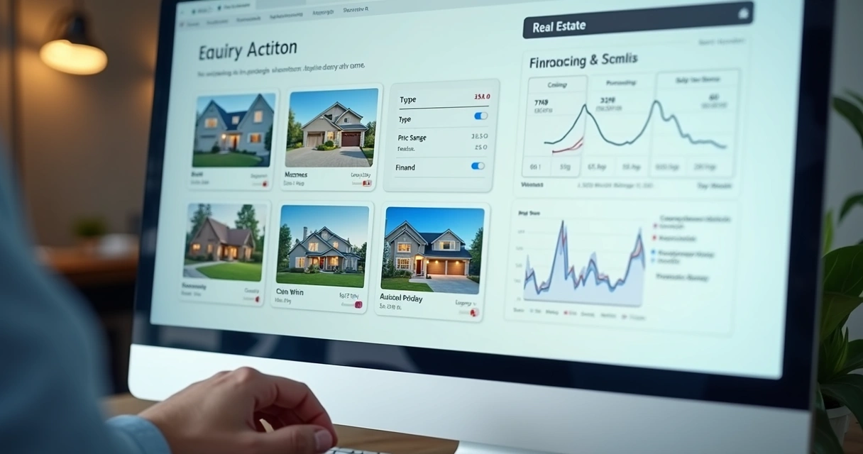 Busca de imóveis em leilão online com filtros detalhados 