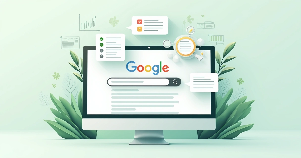 Tela de busca do Google mostrando múltiplas sugestões de palavras-chave. 