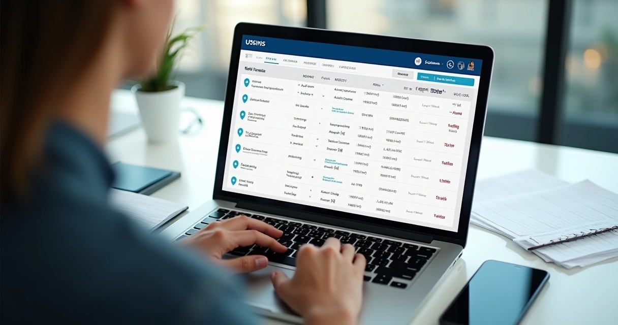 Pessoa comparando opções de voos em um notebook, exibindo diferentes rotas e tarifas 