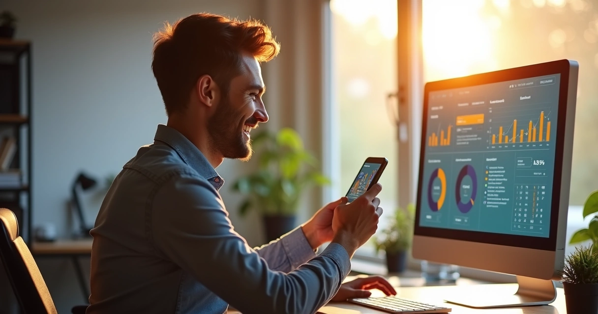 Client watching sales increase after video ad