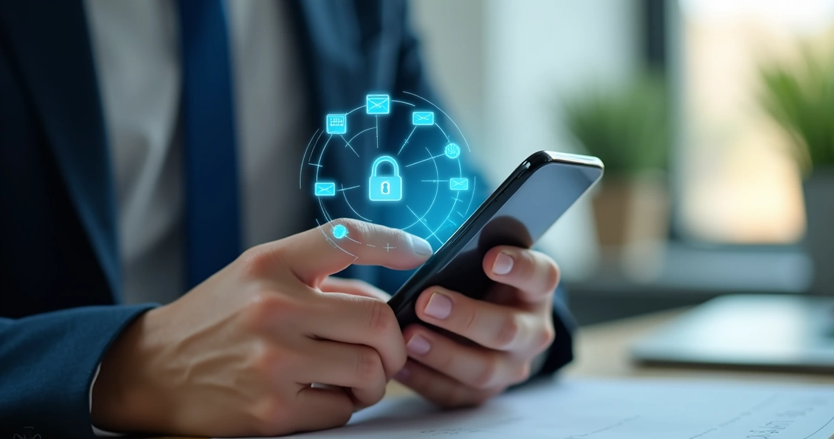 Celular pessoal com perfil corporativo separado 